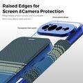 Google Pixel 11 Pro XL Stylish Magnetic Flip Case with RFID Card Slots - Blue