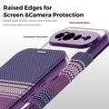 Google Pixel 11 Pro XL Stylish Magnetic Flip Case with RFID Card Slots - Purple
