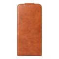 Google Pixel 11 Pro XL Vertical Flip Case with Stand - Brown