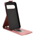 Google Pixel 11 Pro XL Vertical Flip Case with Stand - Rose Gold