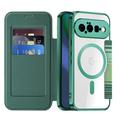 Google Pixel 11 Stylish Magnetic Flip Case with RFID Card Slots