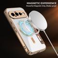 Google Pixel 11 Stylish Magnetic Flip Case with RFID Card Slots - Brown