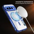 Google Pixel 11 Stylish Magnetic Flip Case with RFID Card Slots - Blue