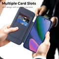 Google Pixel 11 Stylish Magnetic Flip Case with RFID Card Slots - Blue