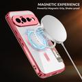 Google Pixel 11 Stylish Magnetic Flip Case with RFID Card Slots - Pink