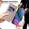 Google Pixel 11 Stylish Magnetic Flip Case with RFID Card Slots - Pink