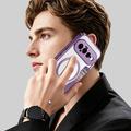 Google Pixel 11 Stylish Magnetic Flip Case with RFID Card Slots - Purple