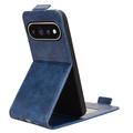 Google Pixel 11/11 Pro Vertical Flip Case with Stand - Dark Blue