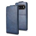 Google Pixel 11/11 Pro Vertical Flip Case with Stand - Dark Blue