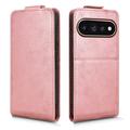 Google Pixel 11/11 Pro Vertical Flip Case with Stand - Rose Gold