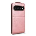 Google Pixel 11/11 Pro Vertical Flip Case with Stand - Rose Gold