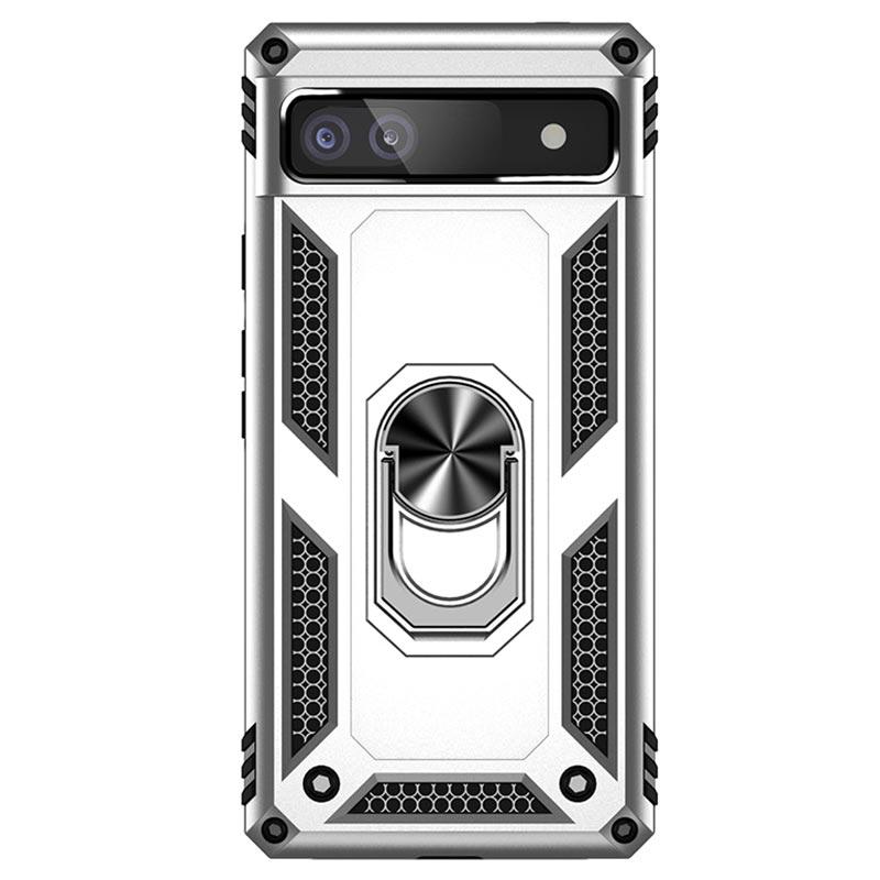 Google Pixel 6a Hybrid Case with Metal Kickstand