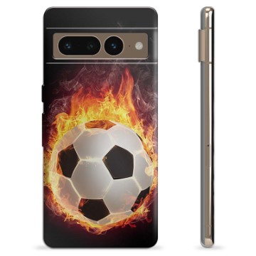 Google Pixel 7 Pro TPU Case - Football Flame