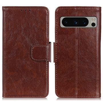Google Pixel 8 Pro Elegant Series Wallet Case - Brown