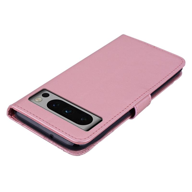 Cover Portafoglio In PU Con Disegno Marmo Per Google Pixel 8 Pro - Custodia A Libro Con Slot Per Carte E Chiusura Magnetica