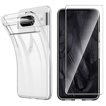 Google Pixel 8 Pro Saii 2-in-1 TPU Case & Tempered Glass Screen Protector