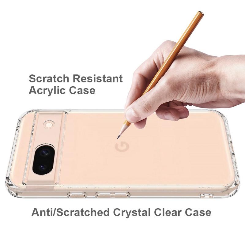 Colorful Transparent Clear Case For Google Pixel 8 / Pixel 8 Pro – 360 Protection – China