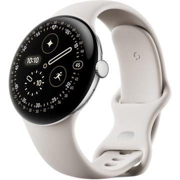 Google Pixel Watch 4 45mm GA09308-EU - Silver / Porcelain