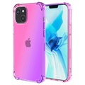 Gradient Shockproof iPhone 14 TPU Case - Pink / Purple