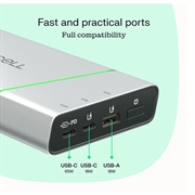 Green Cell PowerPlay Pro 20800mAh Power Bank 65W - Silver