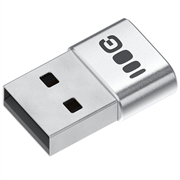 Green Cell USB-A to USB-C Adapter - 480Mbps, 2.4A - Silver