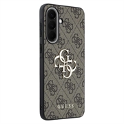 Samsung Galaxy A37 Guess 4G Big Metal Logo Hybrid Case - Brown