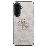 Samsung Galaxy A37 Guess 4G Big Metal Logo Hybrid Case - Pink
