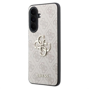 Samsung Galaxy A37 Guess 4G Big Metal Logo Hybrid Case - Pink