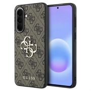 Samsung Galaxy A57 Guess 4G Big Metal Logo Hybrid Case - Brown