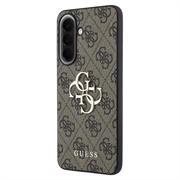 Samsung Galaxy A57 Guess 4G Big Metal Logo Hybrid Case - Brown