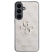 Samsung Galaxy S26 FE Guess 4G Big Metal Logo Hybrid Case - Pink