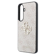 Samsung Galaxy S26 FE Guess 4G Big Metal Logo Hybrid Case - Pink