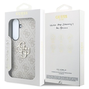 Samsung Galaxy S26 FE Guess 4G Big Metal Logo Hybrid Case - Pink