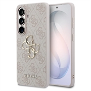 Samsung Galaxy S26 Guess 4G Big Metal Logo Hybrid Case - Pink
