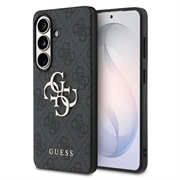 Samsung Galaxy S26+ Guess 4G Big Metal Logo Hybrid Case - Black