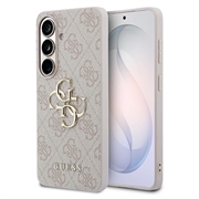 Samsung Galaxy S26+ Guess 4G Big Metal Logo Hybrid Case - Pink