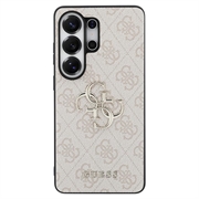 Samsung Galaxy S26 Ultra Guess 4G Big Metal Logo Hybrid Case - Pink