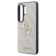Samsung Galaxy S26 Ultra Guess 4G Big Metal Logo Hybrid Case - Pink