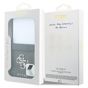 Samsung Galaxy Z Flip8 Guess 4G Big Metal Logo Hybrid Case - Grey