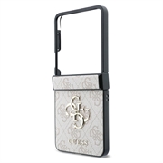 Samsung Galaxy Z Flip8 Guess 4G Big Metal Logo Hybrid Case - Pink