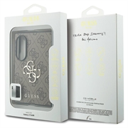 Samsung Galaxy Z Fold8 Guess 4G Big Metal Logo Hybrid Case - Brown