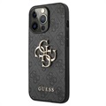 Guess 4G Big Metal Logo iPhone 13 Pro Hybrid Case (Open-Box Satisfactory) - Black