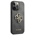 Guess 4G Big Metal Logo iPhone 13 Pro Hybrid Case (Open-Box Satisfactory) - Black