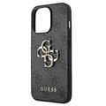 Guess 4G Big Metal Logo iPhone 13 Pro Hybrid Case (Open-Box Satisfactory) - Black