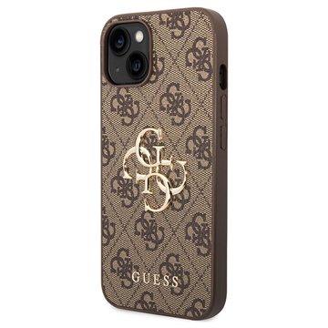 Guess 4G Big Metal Logo iPhone 14 Plus Hybrid Case