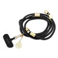 Guess 4G Charm Crossbody Strap & USB-C Cable - 1.5m - Black