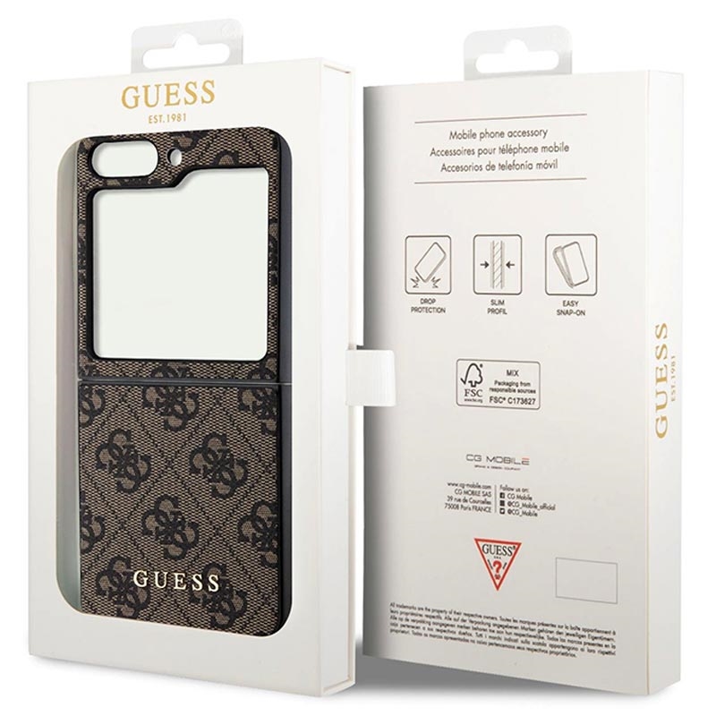 Samsung Galaxy Z Flip5 Guess 4G Charms Collection Hybrid Case