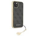 Guess 4G Charms Collection iPhone 13 Hybrid Case - Grey