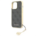 Guess 4G Charms Collection iPhone 13 Pro Max Hybrid Case - Grey