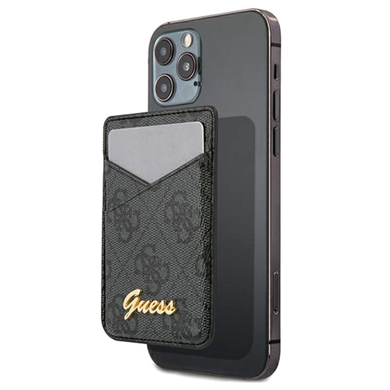 Guess 4G Collection Card Holder with MagSafe - Black